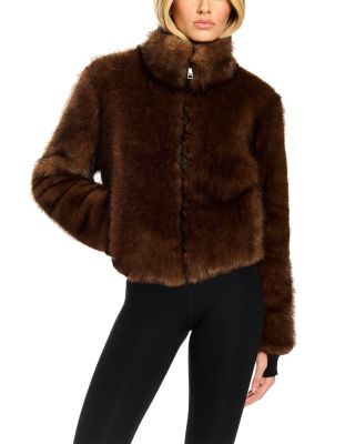 Bowie Faux Fur Bomber Jacket