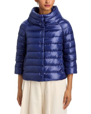 Sofia Iconico Cropped Down Puffer Coat