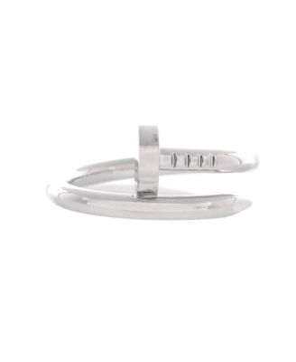 Pre-Owned Cartier Juste un Clou Ring 18K White Gold