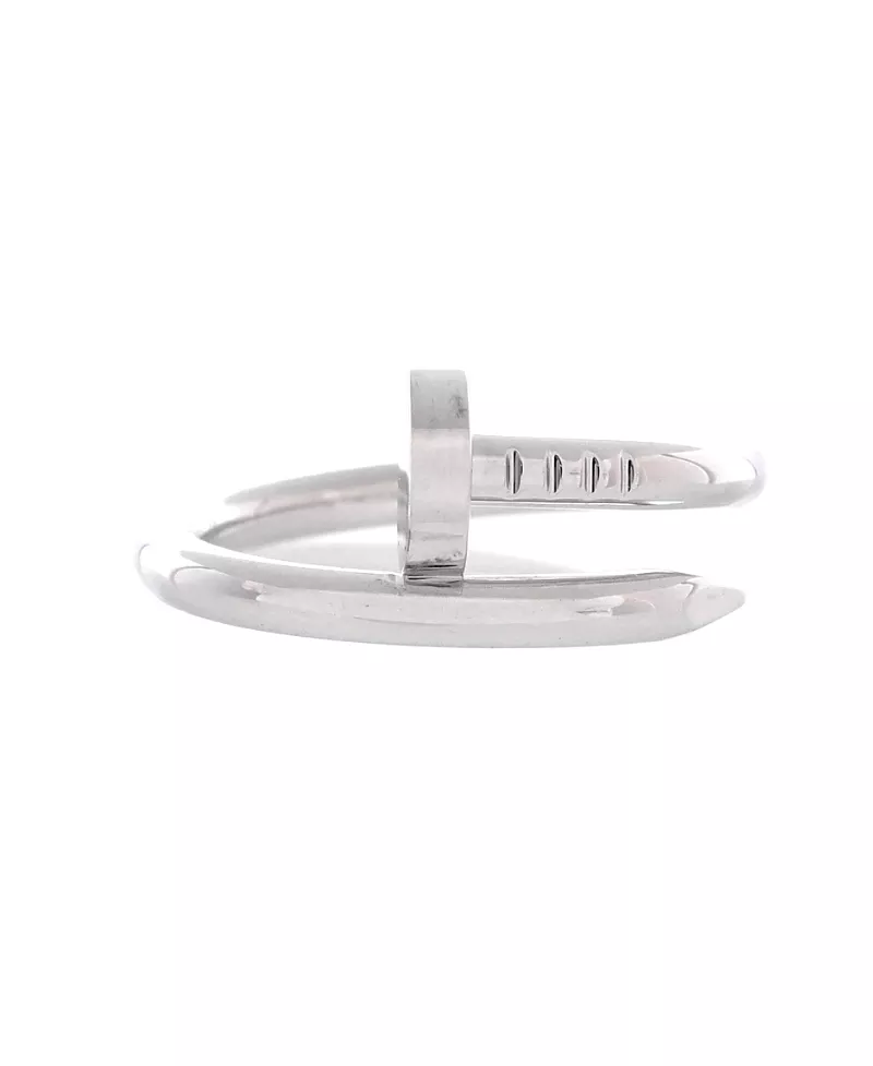 Pre-Owned Cartier Juste un Clou Ring 18K White Gold