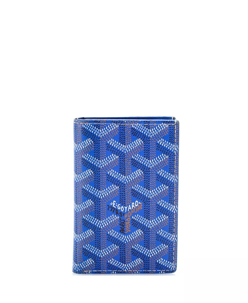 Pre-Owned Goyard Saint Pierre Card Case Coated Canvas