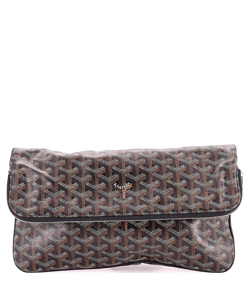 Pre-Owned Goyard Saint Marie Clutch Coated Canvas