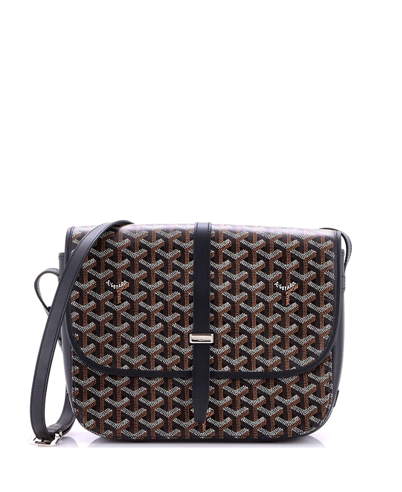 Pre-Owned Goyard Mm Belvedere Ii Messenger Bag Coated Canvas
