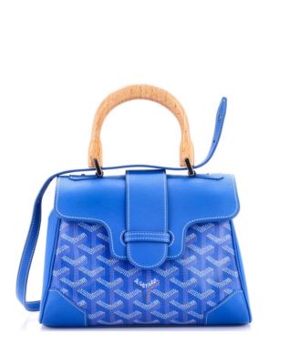  Mini Saigon Top Handle Bag Coated Canvas with Leather