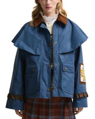 x FARM Rio Venosa Waxed Capelet Jacket 