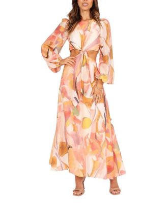  Laquin Long Sleeve Maxi Dress