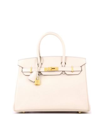 Birkin 30 Handbag Light Epsom with Gold Hardware