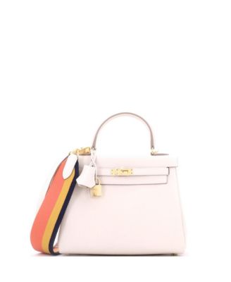 Rocabar 25 Handbag Light Togo with Gold Hardware