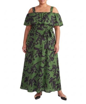Women's Plus Lisbon Convertible Stretch Cupro Maxi Dress