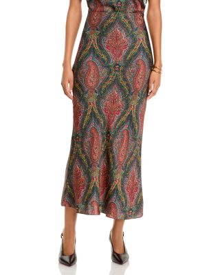 Clover High Waisted Midi Skirt