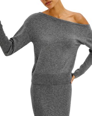 Tianna Wool Blend One Shoulder Top