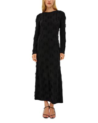 Sulma Silk Blend Fringed Maxi Dress