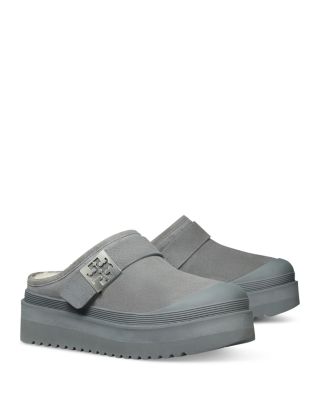 Women's Mellow Shearling Lined Platform Clogs
