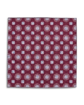 Medallion Silk Pocket Square 