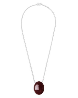 Lie Studio Julia Red Mookaite Pendant Necklace, 9.45