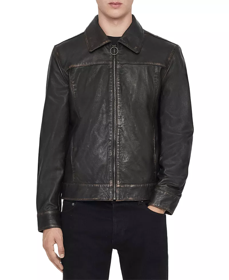 Allsaints Alkan Leather Jacket