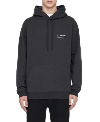 Allsaints Redact Cotton Relaxed Fit Hoodie