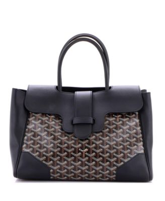   Saigon Tote Bag Coated Canvas with Leather