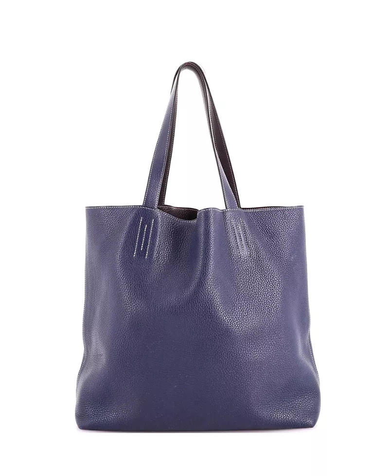 Pre-Owned HERMES 36 Double Sens Tote Clemence