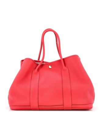 36 Garden Party Tote Leather