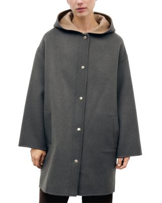 Aley Wool Snap Front Coat