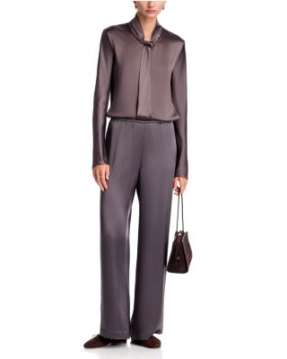 Barb Scarf Neck Blouse & Barb Pants