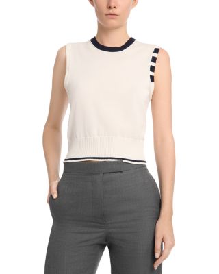 Thom Browne Stretch Cotton Jersey Stitch Shell