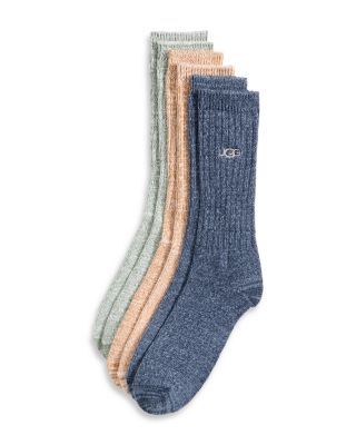 Trey Cozy Ribbed Knit Crew Socks, Pack of 3