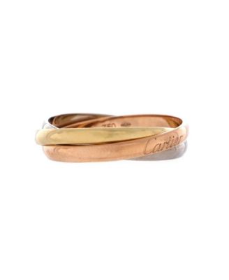  Small Trinity Ring 18K Tricolor Gold
