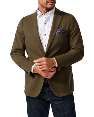Jackson Cotton Blend Khaki Soft Coat