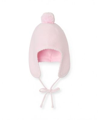  Girls' Garter Stitch Beanie with Microfleece Lining - Baby, Little Kid, Big Kid