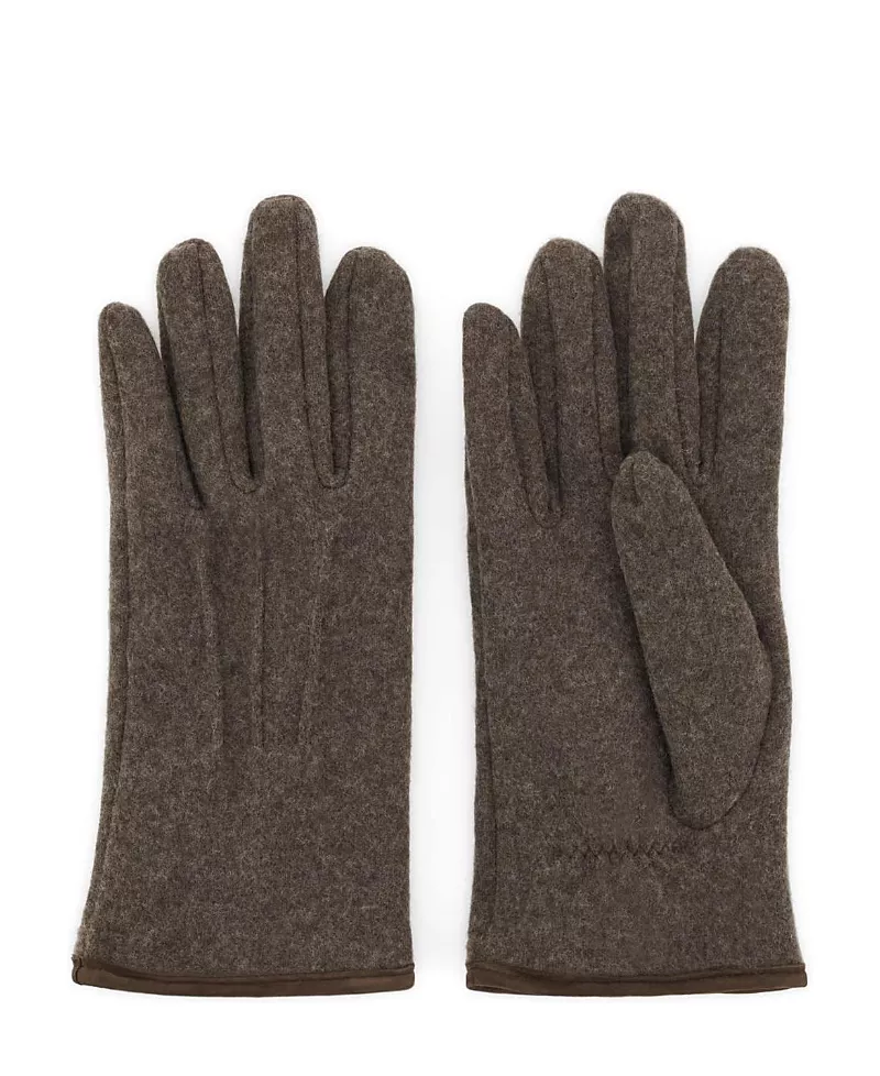 Boggi Milano Wool Jersey Gloves