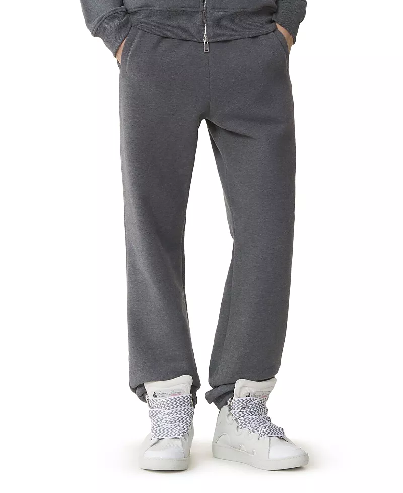Lanvin Ribbon Cotton and Cashmere Jogging Pants