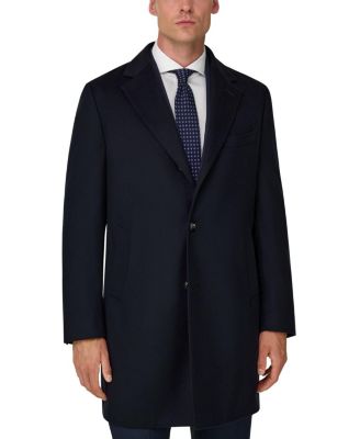 Coat in Pure Cashmere Single-Breasted
