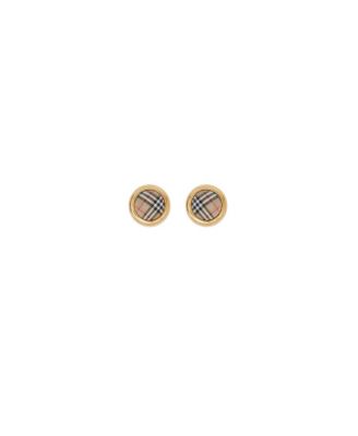  Check Stud Earrings