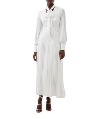 Jersey Ponte Georgette Mix Maxi Dress