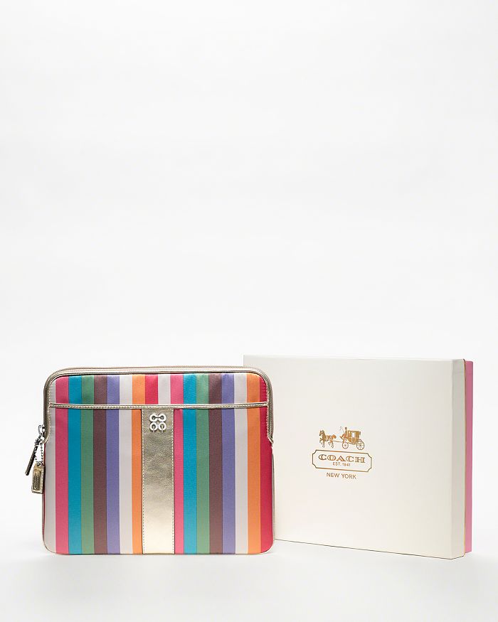 Coach shop ipad pouch