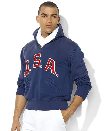 Polo Ralph Lauren Team USA Olympic Half-Zip Fleece Pullover | Bloomingdale's