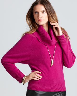 Jones New York Collection Dolman Long Sleeve Cowl Neck Cashmere Sweater Bloomingdale s