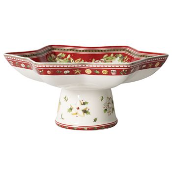 Villeroy Boch Winter Bakery Delight Star Shaped Footed Fruit
