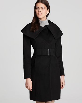 Calvin Klein Belted Shawl Collar Coat | Bloomingdale's