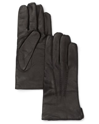 lined leather gloves mens