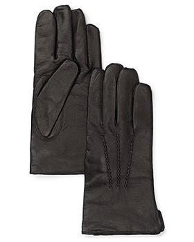 MEN'S BLACK LEATHER GLOVES M/L NEW 3 STYLES YOU CHOOSE 