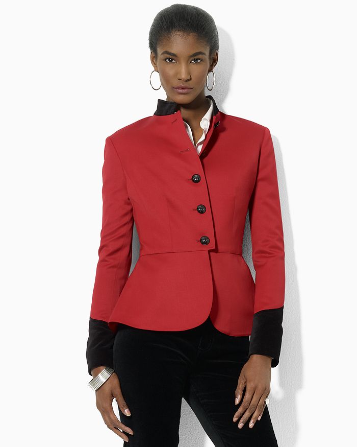 Wool cheap peplum jacket