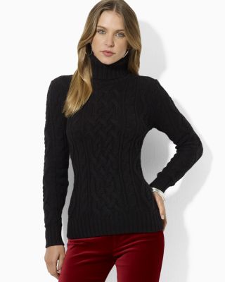 ralph lauren women's turtleneck sweater