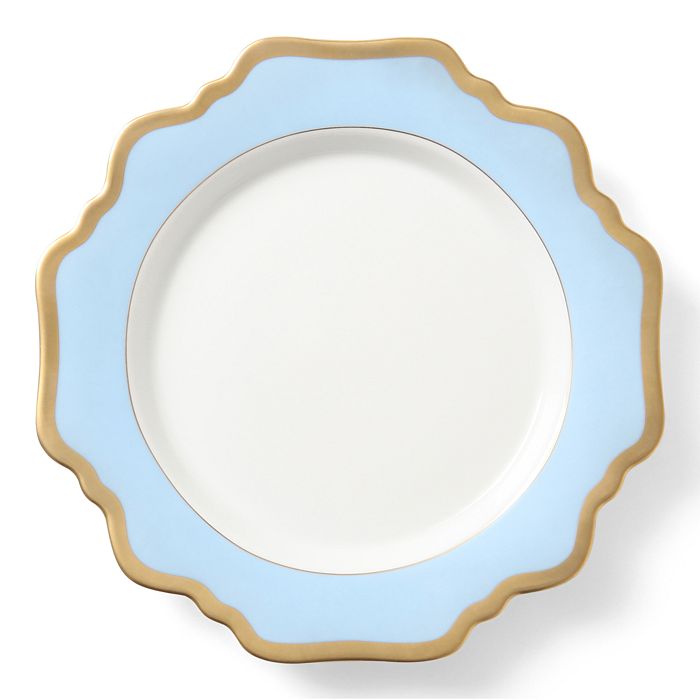Anna Weatherley Anna's Palette Salad Plate In Sky Blue