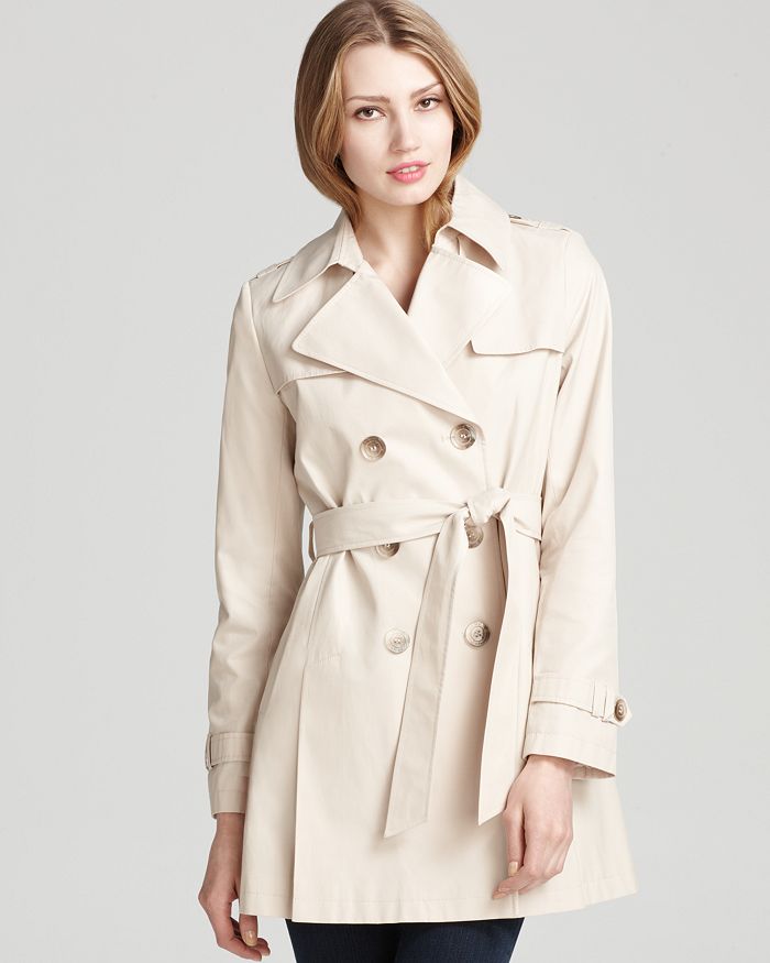 Dkny double breasted trench coat outlet