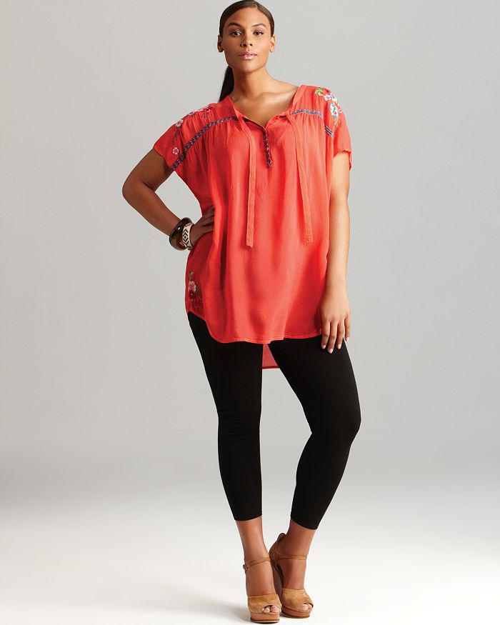 Johnny Was Collection Plus Spring Blossoms Blouse | Bloomingdale's