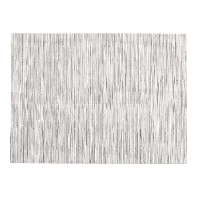Chilewich Bamboo Rectangular Placemat, 14 X 19 In Chalk