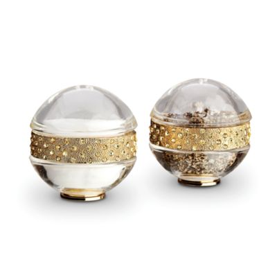 L'Objet Spice Jewels Pave Band Salt & Pepper Shakers